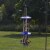 Natures Way Bird Products Squirrel Proof Funnel Flip Top Bird Feeder Perspective: top