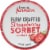 The Frozen Farmer Dairy Free Strawberry Sorbet Pint Perspective: top