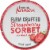 The Frozen Farmer Dairy Free Strawberry Sorbet Pint Perspective: top