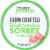 The Frozen Farmer Watermelon Sorbet Pint Perspective: top