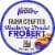 The Frozen Farmer Blueberry Strudel Frobert Frozen Dairy Dessert Pint Perspective: top