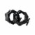 Tru Grit Barbell Collar Pair - Black Perspective: top