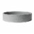 ALFI brand ABCO17R 17  Round Solid Concrete Above Mount Bathroom Sink Perspective: top