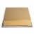 ALFI brand ABNP1616-BG 16 x 16 Brushed Gold PVD Steel Square Single Shelf Shower Niche Perspective: top