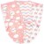 Bublo Baby Swaddle Blanket Boy Girl, 3 Pack Large Size Newborn Swaddles 3-6 Month Perspective: top