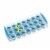 4 Push Out Ice Cube Trays Easy Pop Out Round Cubes Flexible Silicone Bottom Tray Perspective: top