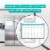 Magnetic Dry Erase Monthly and Weekly Calendar 2-Pack Bundle, Fridge White Board with Monthly Perspective: top
