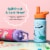 BOZ Kids Insulated Water Bottle with Straw Lid, Stainless Steel Double Wall-Space Perspective: top