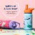 BOZ Kids Insulated Water Bottle with Straw Lid, Stainless Steel Vacuum (Dinosaur) Perspective: top
