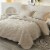 MarCielo 100% Cotton Oversized Bedspread Quilt Set T Perspective: top