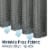 72&quot; W x 96&quot; H Clear PEVA Extra Heavy Weight Shower Liner - Liba Perspective: top