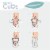 Swaddle Blanket Baby Girl Boy Easy Zipper Wrap 2 Pack by Comfy Cubs (Small 0-3 Months, Grey) Perspective: top