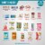 AWESOME GLUTEN FREE GIFT BASKETS FOR MEN. WOMEN | FOOD GIFTS FOR ALL OCCASIONS 30 COUNT Perspective: top