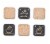 Summit One Cork Coasters (Set of 6) - Bar Accessories for Home Bar Set Perspective: top