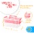 Bins  Things 2 Trays Red Stackable Storage Container Organizer Perspective: top