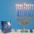 Hannukah Petite Holiday Christmas Christmas Gift Bag - Design #2 Perspective: top