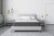 California King Size Garfield Euro Pillow Top Hybrid Mattress Perspective: top