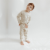 Organic Neutral Pants in Natural Undyed Cotton - Natural Perspective: top