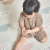 Neutral Knit Romper Perspective: top