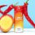 Moment Botanical Sparkling Drink Mango Chili Perspective: top