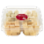 Upper Cut Elevated Assorted Cheese Cube Tray Perspective: top