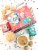 The Cookie Dough Cafe® Gourmet Edible Cookie Dough Chocolate Chip/Confetti Cake Variety Pack Perspective: top