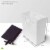 Occasionall Designer White Paper Gift Wrap Bags with Handles Solid Colors Bulk 12Pk 7.5x3.5x9 Perspective: top