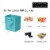 Occasionall Turquoise Designer Paper Gift Wrap Bags with Handles Solid Colors 12Pk 4x2.75x4.5 Perspective: top