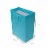 Occasionall Large Turquoise Paper Gift Wrap Bags With Handles Solid Colors Gift 12 Pk 10x5x13 Perspective: top