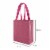 Medium Red Gift Bags with Handles, Reusable Tote, Glitter Metallic Bling Shimmer Perspective: top