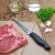 Ergo Chef Prodigy 6" Stamped Boning knife w/ TPR Grip Handle Perspective: top