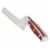 Ergo Chef CRIMSON 8" Serrated Offset Bread knife - Red G10 Handle Perspective: top
