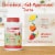 SmartyPants Kids Multi & Fiber & Omegas 3 Fish Oil Gummy Vitamins with D3, C & B12 - 90ct Perspective: top