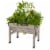 VegTrug Small Raised Bed Planter - Gray Wash FSC 100% Perspective: top