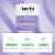 The Honey Pot® Overnight Pads with Wings 100% Organic Cotton Cover Heavy Absorbency Herbal Infused Perspective: top