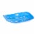 Slippery Racer Downhill Sprinter Kids Toddler Plastic Toboggan Snow Sled, Blue Perspective: top