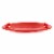 Slippery Racer Downhill Pro Adults and Kids Plastic Saucer Disc Snow Sled, Red Perspective: top