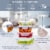Premium Borosilcate Glass Meal Prep Food Containers with Snap Locking Lids, 8 Piece Set Perspective: top