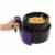 GoWISE USA 3.7-Quart Programmable Air Fryer, Plum Perspective: top