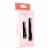No-Slip Frenchies Black Velvet Hairpins - 20 Pins Perspective: top