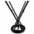 Plastic Development Group ST01 Extremely Portable Black Folding Padded Bar Stool Perspective: top