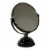 ORE International 5.5  Metal Make-Up Mirror with x5 magnification in Black Perspective: top