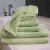 BedVoyage Luxury viscose from Bamboo Cotton Towel Set 8pc - Sage Perspective: top