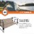 Disc-O-Bed X Large Cam-O-Bunk Benchable Double Cot with Storage Organizers, Tan Perspective: top