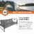 Disc-O-Bed XL Outfitter Bench Double Cot Camping Bunk with Organizers, Grey Perspective: top