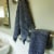 BedVoyage Melange viscose from Bamboo Cotton Hand Towel 2pk - Charcoal Perspective: top