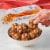 LILY'S Peanut Butter Flavored No Added Sugar Baking Chips Bag Perspective: top