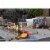 Elementi Granville 60 In Concrete Outdoor 45,000 BTU Natural Gas Fire Pit Table Perspective: top