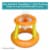 Botabee 5.9  Diameter Swimming Pool Water Mini Basketball 2 Pack Perspective: top