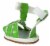 Pet Life Buckle-Supportive Pvc Waterproof Pet Sandals Shoes - Set Of 4 Perspective: top